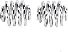 2 inch Barrel Coiled Solo Seat Springs for bobber, chopper Size: Chrome 2 inch