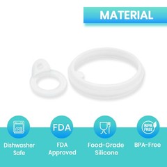 BOSORIO 6pcs Gaskets Compatible with TAKEYA Actives 18oz 22oz 24oz 32oz 40oz Wat
