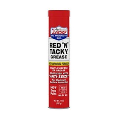Lucas Red “N” Tacky Grease 14 oz. Cartridge, Pack of 1