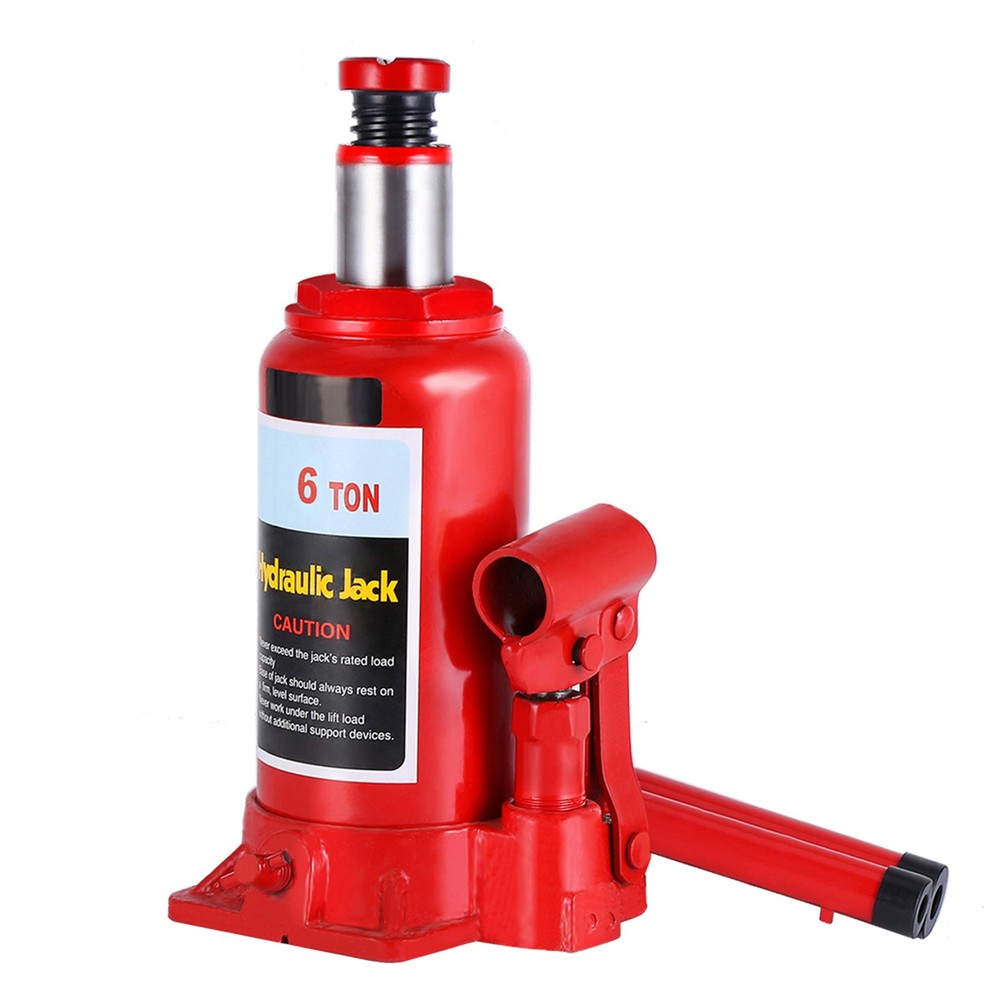 New 6T Heavy Duty Hydraulic Bottle Jack For Car Van Lifting