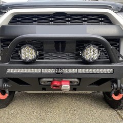 2X 5″ LED Work Light Bar Spot Fog Pod Amber/W Fit Jeep Wrangler JK TJ CJ Offroad