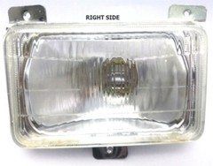 Fits Kubota Tractor M 5400 M 5700 Right Headlight Lamp with Socket Front Light