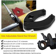 1266 & 7463 Gland Nut Wrench for Hydraulic Cylinder Nuts 2″ to 6″, 1″ to 3-3/4″