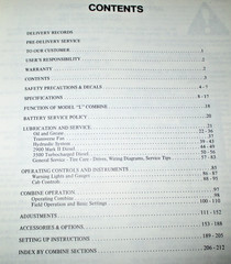 Allis Chalmers Gleaner L Combine Operators Manual 10-75 (s/n 9001 & up) ORIGINAL