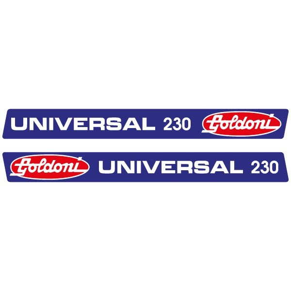 Goldoni Universal 230 tractor decal aufkleber adesivo sticker set