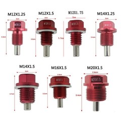 3pcs Universal Magnetic Drain Plug – Aluminum Oil Pan Bolt