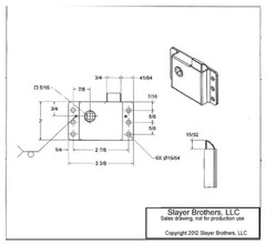 CASE F98122 F89710 Door Latch