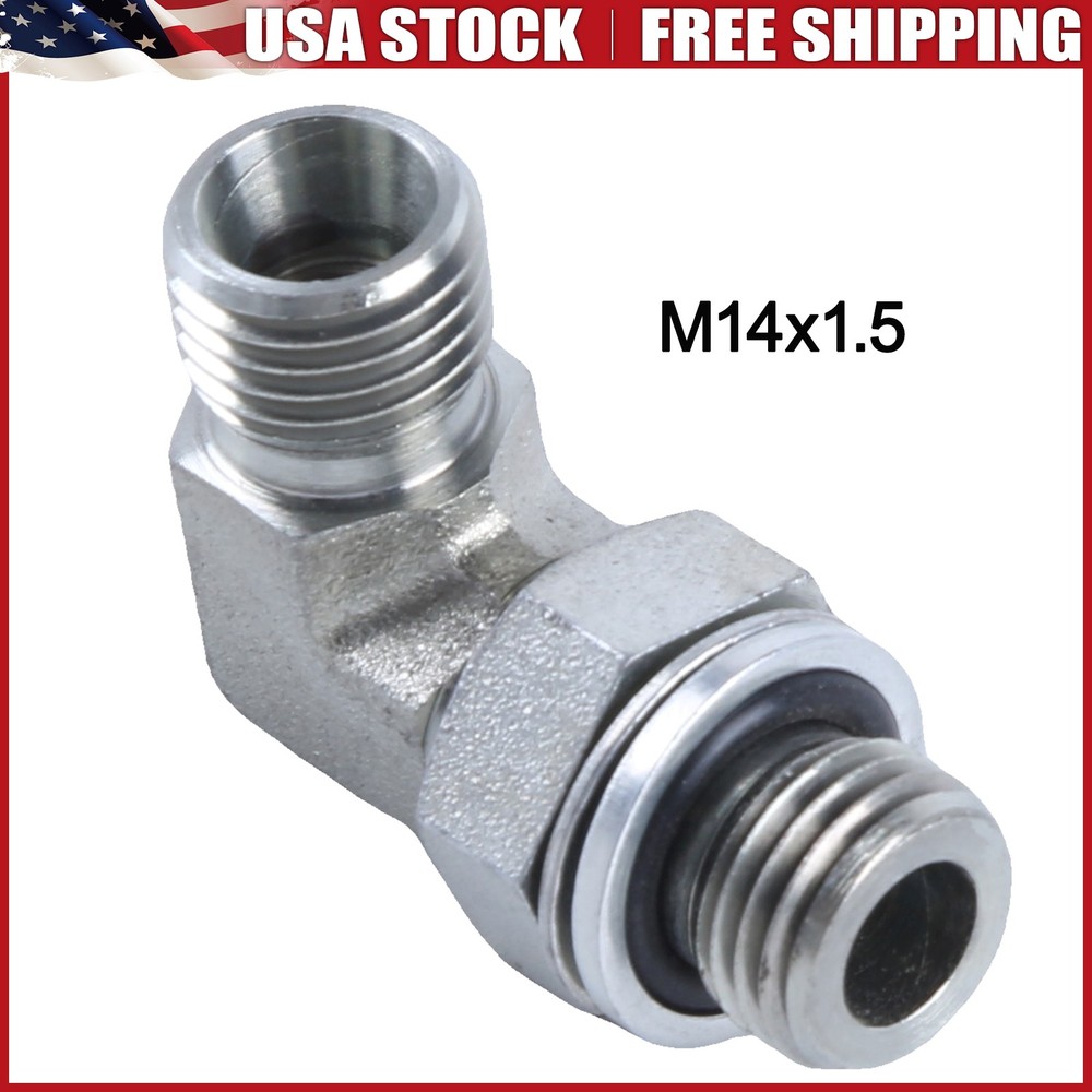 M14x1.5 Din 90° Male To Male For Chinese Mini Excavator And Attachments Fitting