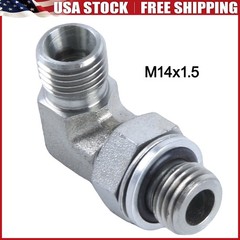 M14x1.5 Din 90° Male To Male For Chinese Mini Excavator And Attachments Fitting