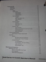 BENDI IV SERIES B25-4 B30-4 B35-4 B40-4 B45-4 FORKLIFT SERVICE REPAIR MANUAL
