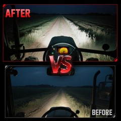 65W LED Work Light Headlight For Deere 7720 7820 7920 7630 7730 7830 7930