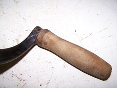 NOS Cast Iron Crank Handle Corn Sheller Pump Grinder Roller 5/8″ SQUARE Shaft