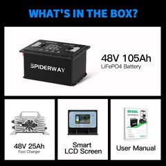 48V(51.2V) 105Ah LiFePO4 Lithium Battery for Genie JLG Skyjack Boom Scissor Lift