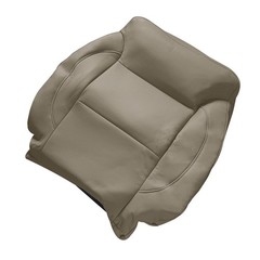 Perforated Leather Seat Cover Tan Driver Pass Silverado Tahoe Sierra Yukon 15-19