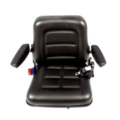 Tractor Seat Suspension F/Forklift Mower Digger w/Armrest
