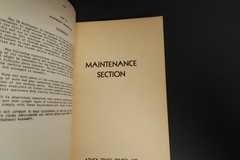 Mobiloader Book Operating and Maintenance Manual NO. 1 War Department Athey