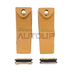 1×Pair 6737325 Bucket Teeth & 6737326 Flexpins Fits Bobcat Style Mini Excavator