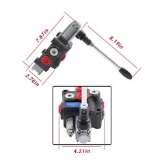 9-7861 1 SPOOL 8 GPM PRINCE MB11B5C1 DOUBLE ACTING HYDRAULIC VALVE