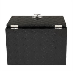 24 “Aluminum Five Pattern Toolbox Single Lock Black