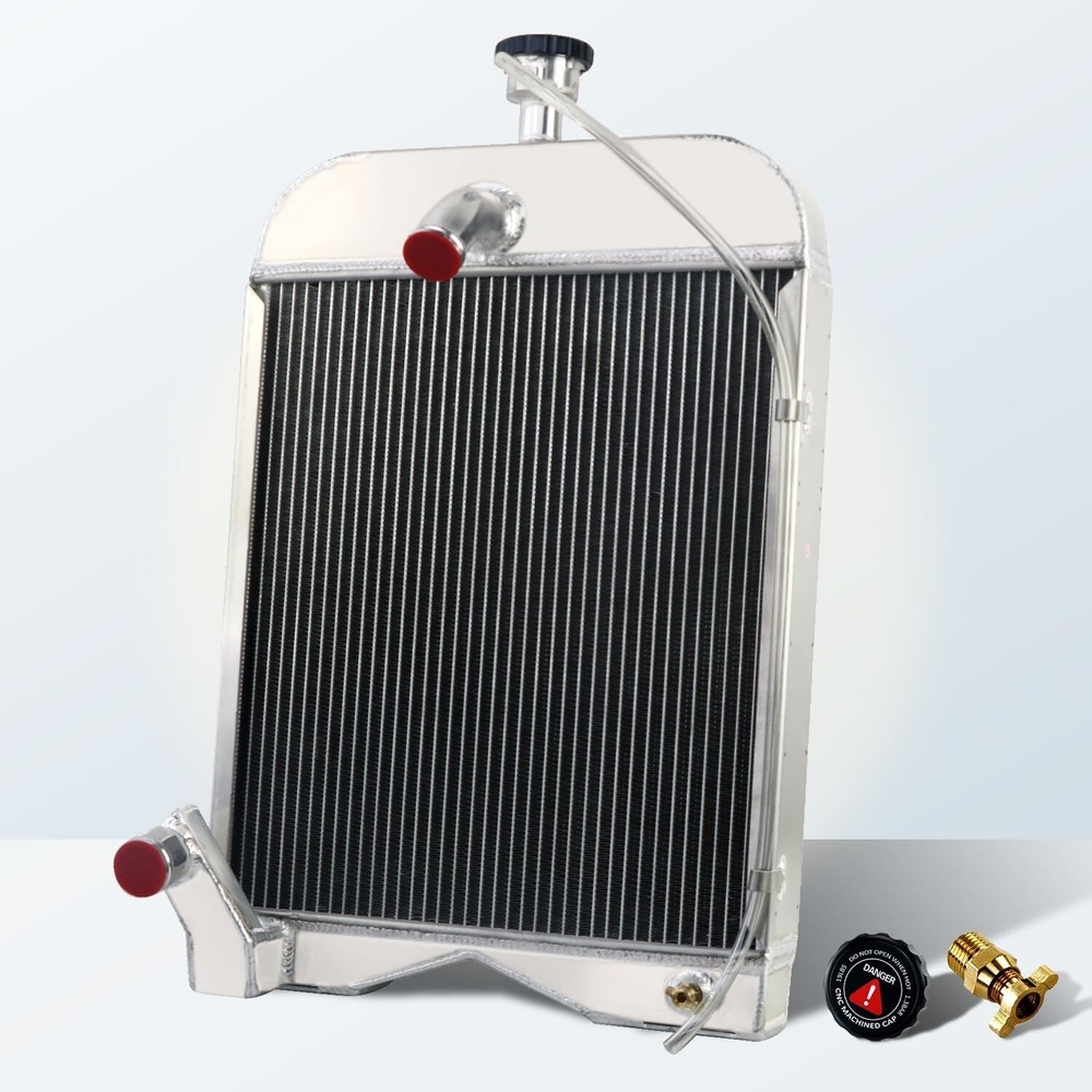 All Aluminum 3 Row Radiator For Ford 8N 9N 2N Tractors Part # 8N8005, 86551430