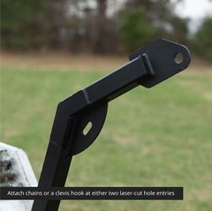 Titan 5 FT Tree Boom Attachment, Rated 3,500 LB, Skid Steer Quick Tach