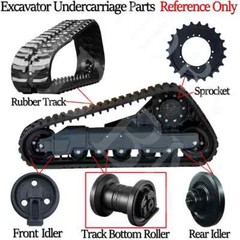 Track Bottom Roller RD441-21702 For Kubota KX161-3 KX161-3S KX161-3ST Mini Excav