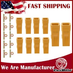 10Pcs 1U3202 Bucket Teeth w/Pin 8E6208 8E6209 For Caterpillar CAT J200Series