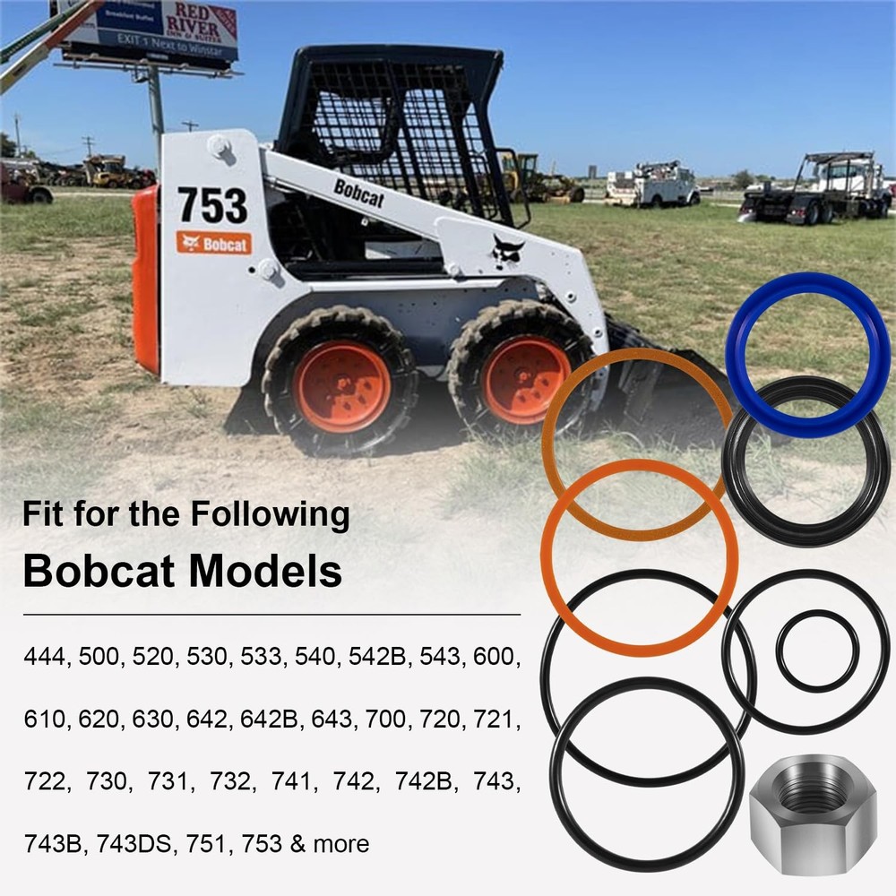 6803329 Hydraulic Lift Cylinder Seal Kit for Bobcat 742 743 753 444 500 520 642
