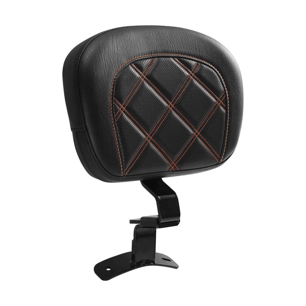 Backrest Pad for Harley Touring 2009-2023 Orange Stitching
