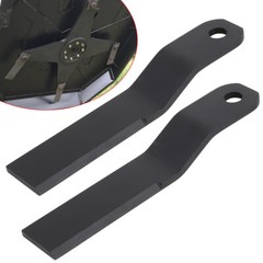2×Wolverine Skidsteer Brush Hog Cutter Blades Heavy Duty AR400 Steel Replacement
