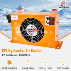 For 1–2 Ton Mini Excavators Hydraulic Oil Cooler AH0608T-CA Air-cooled Radiator