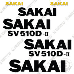 Fits Sakai SV510D-2 Decal Kit Roller – 7 YEAR OUTDOOR 3M VINYL!
