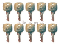 5X Ignition Key AR51481 for John Deere Loader Tractor Backhoe Dozer Gator