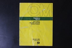 John Deere Operator’s Manual 509 609 709 Rotary Cutters OM-W21329
