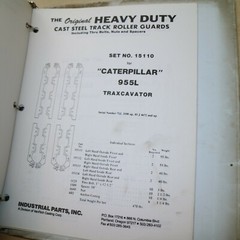 Caterpillar Tractor Cast Steel Track Roller Guards INDUSTRIAL Parts Manual Book