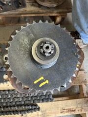 Case 1845C Axle Hub Drive Sprockets Chains. Final Drive Complete.