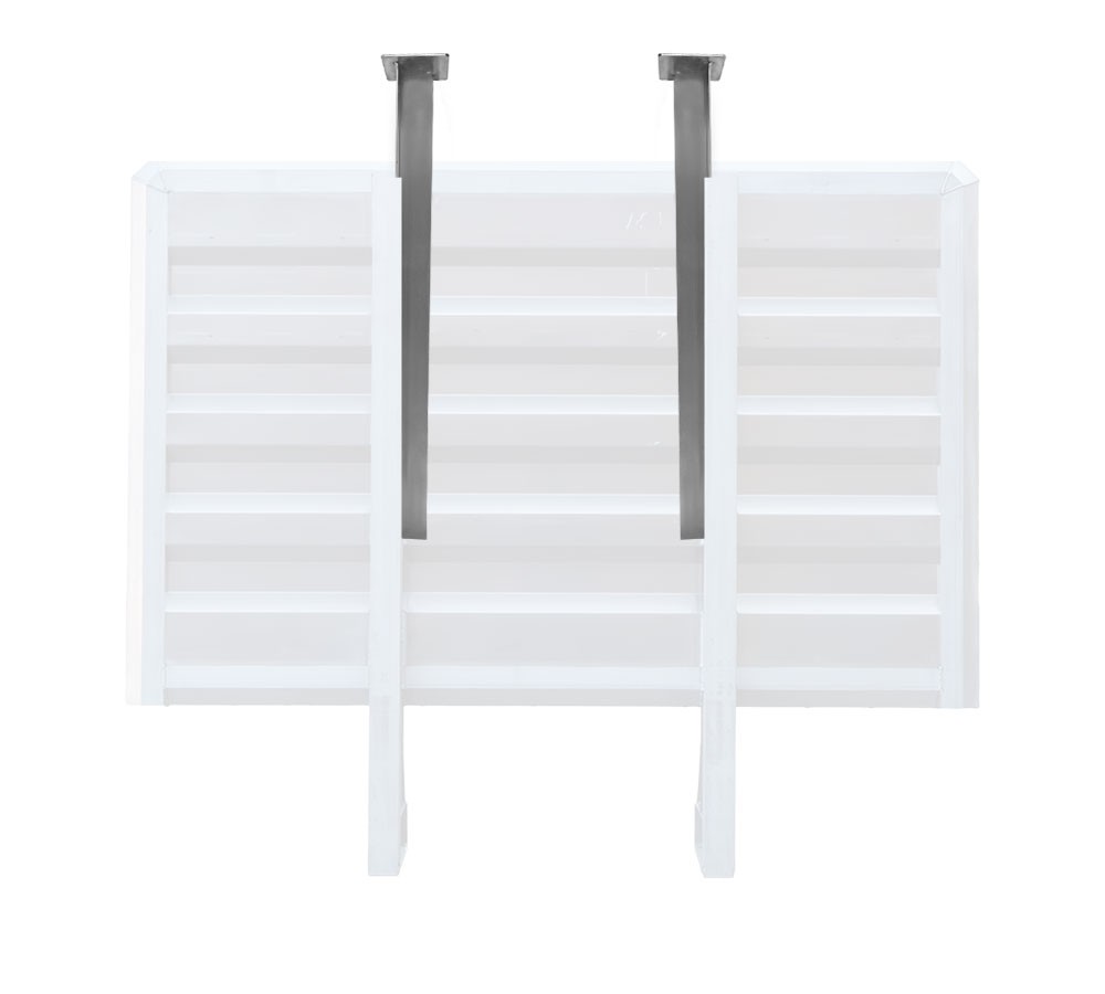 40″Viking Adjustable Aluminum Beacon Bracket for Headache Rack – Bolt-On – 1Pair