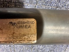 Jesshend 30793GT Pin Shaft 2.25 inches Diameter 31-5/8 inches Length