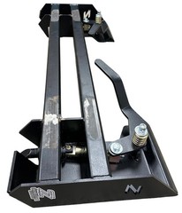 Blank Full Size Skid Steer Quick Tach Adapter Mount Plate Weld-On Universal