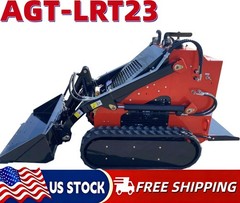 AGT LRT23 1 Ton Mini Skid Steer Loader with RATO R740 Engine Stand Behind