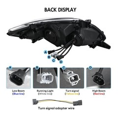 New Custom Headlight For 2011-2026 Toyota Corolla Sedan Hatch L LE SE XLE XSE