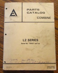 Allis Chalmers Gleaner L2 Series Combine Parts Catalog Manual Book 1980 9005861