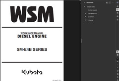 KUBOTA ENGINE 3 CYLINDER D902-E4B MANUAL SERVICE REPAIR SHOP PDF ON USB