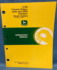 John Deere 210G Trimmer/Edger 240G & 260G Trimmer Brush Cutter Operator’s Manual