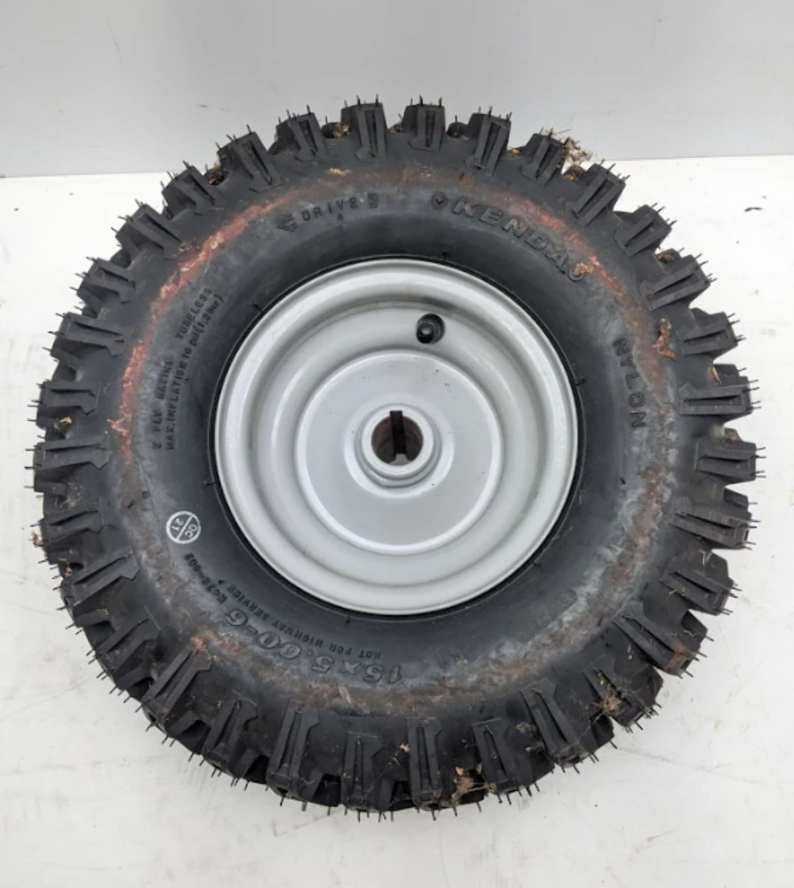 Ariens Sno-Thro Kenda Left Hand Tire Wheel Assembly 15X5.00-6 07100228