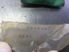 9024707 Euclid Seal GM TEREX E9024707