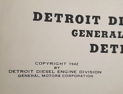 1942 WWII Sherman Tank GM Diesel Engine Series 71 Maintenance & Repair Manual
