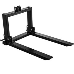 VEVOR 3 Points Hitch Pallet Fork 2200lbs Pallet Mover 1T Tractor Heavy Equipment