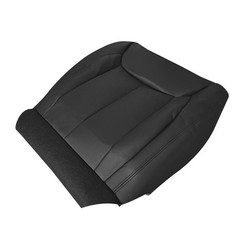 Driver Side Bottom Leather Seat Cover Black Perforated Cadillac DTS 2006-2011