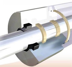 Wiper 30X38.6X5.3 mm made of FPM-Viton® High Temperature Profile WRM/P6/AE40